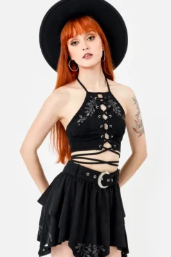 Restyle ACANTHA HALTERNECK TOP