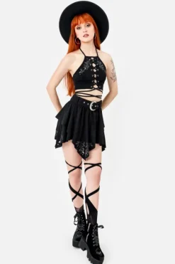 Restyle ACANTHA HALTERNECK TOP