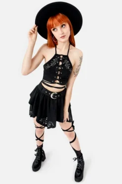 Restyle ACANTHA HALTERNECK TOP