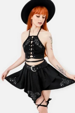 Restyle ACANTHA HALTERNECK TOP