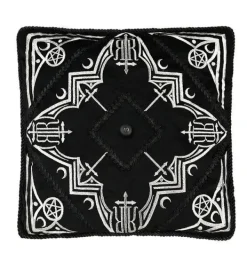 Restyle AMARIS CUSHION Black pillowcase with gothic arches