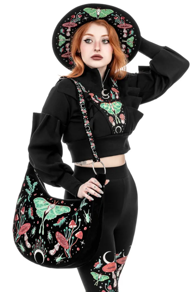 Restyle AUTUMNAL EQUINOX CROPPED SWEATSHIRT