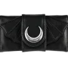 Restyle Bat Wings Wallet PU Crescent Gothic Moon purse