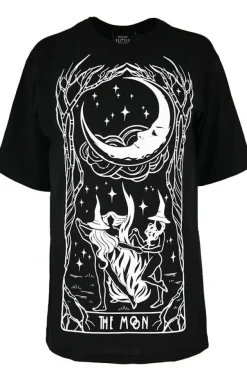 Restyle Black women`s t-shirt oversized WITCHES CHANT