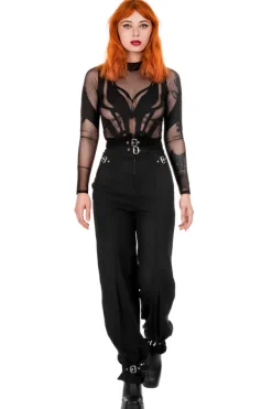 Restyle BUCKLE UP ELEGANT TROUSERS with high waist