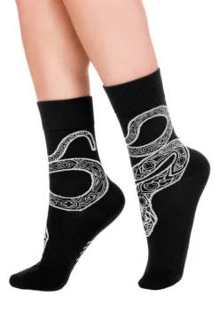 Restyle CATHEDRAL SNAKE JACQUARD SOCKS