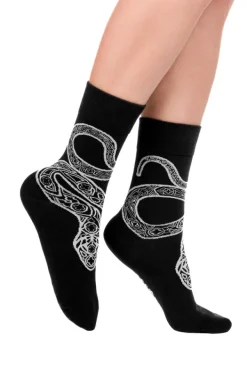 Restyle CATHEDRAL SNAKE JACQUARD SOCKS