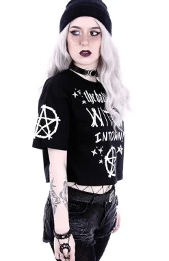 Restyle Crop Top Gothic blouse