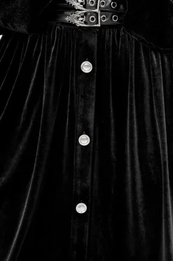 Restyle CRYPT VELVET MIDI SKIRT
