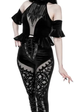 Restyle DARK ALTAR HALTERNECK TOP