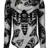 Restyle Death's head Hawkmoth mesh bodysuit