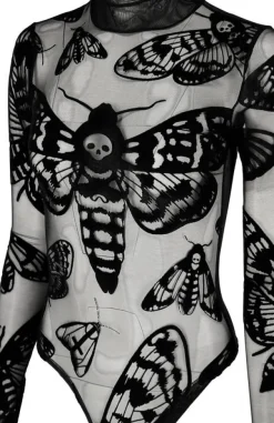 Restyle Death's head Hawkmoth mesh bodysuit