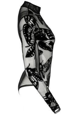 Restyle Death's head Hawkmoth mesh bodysuit