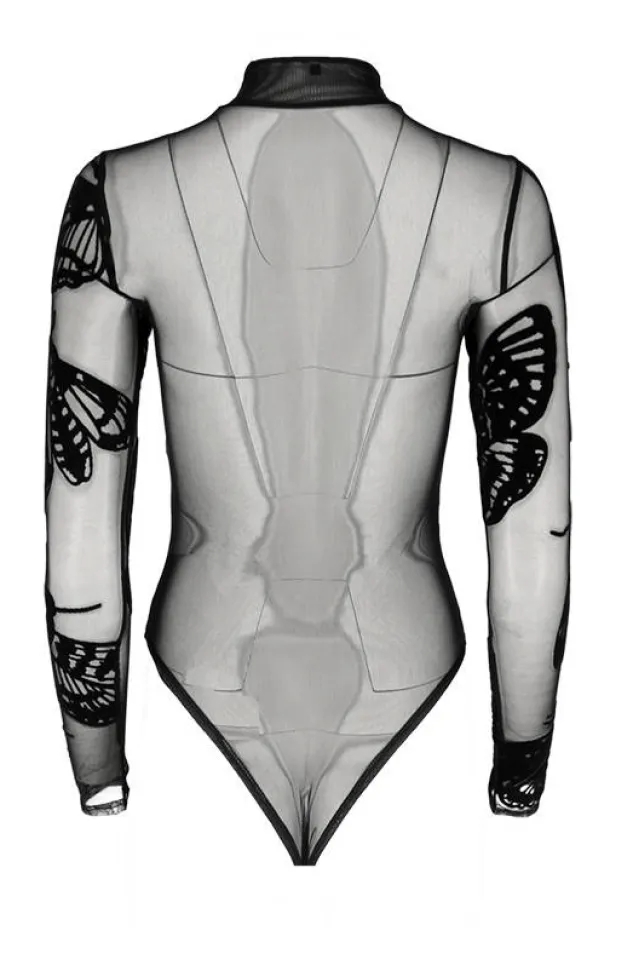 Restyle Death's head Hawkmoth mesh bodysuit