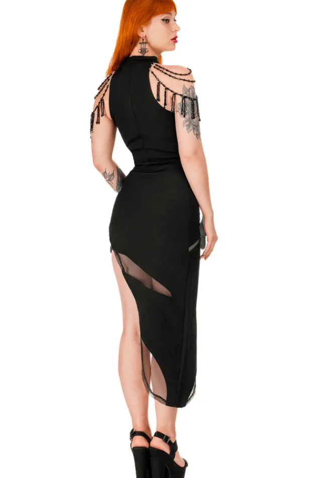 Restyle DELANEY ASYMMETRIC SKIRT Thigh Split
