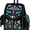 Restyle ENCHANTED FOREST BACKPACK Magical backpack with moth embroidery