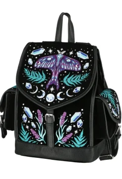 Restyle ENCHANTED FOREST BACKPACK Magical backpack with moth embroidery