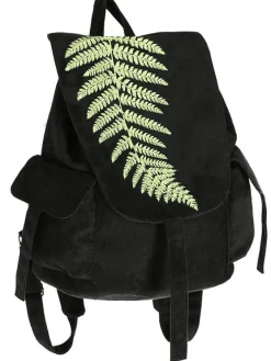 Restyle FERN BACKPACK Vegan suede, forest witch sack