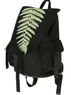 Restyle FERN BACKPACK Vegan suede, forest witch sack