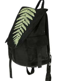 Restyle FERN BACKPACK Vegan suede, forest witch sack