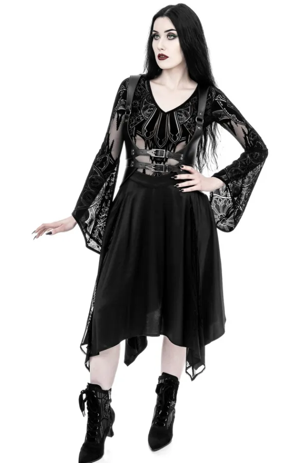 Restyle Gothic Chapel Bodysuit Vneck
