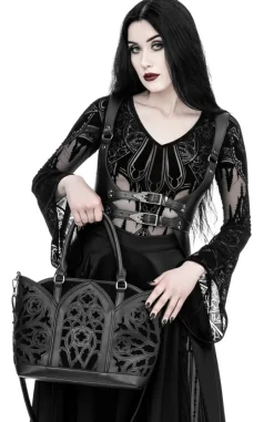 Restyle Gothic Chapel Bodysuit Vneck