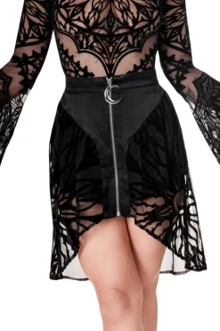 Restyle Grand Rose Floaty Skirt Cathedral Rosette, skirt with a veil