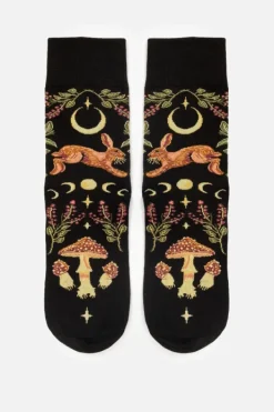 Restyle HARE MOON JAQUARD SOCKS