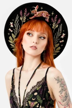 Restyle HARE MOON WIDE BRIM HAT