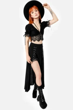 Restyle LICHEN LACE TOP