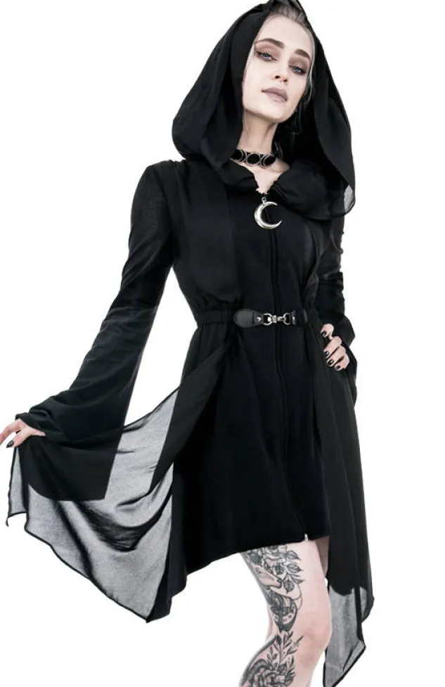Restyle Long Hoodie DARK FAY Floaty Coat