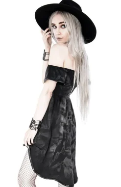 Restyle Pentagram Choker Tunic Gothic Dress with harness
