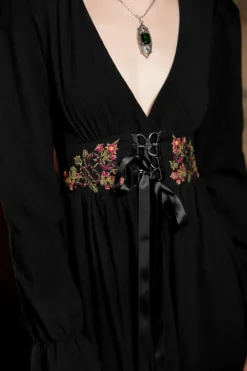 Restyle POISONED PETAL MIDI DRESS
