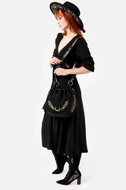 Restyle POISONED PETAL MIDI DRESS