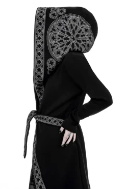 Restyle SACRUM HOODIE with Rose window embroidery
