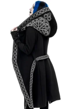 Restyle SACRUM HOODIE with Rose window embroidery