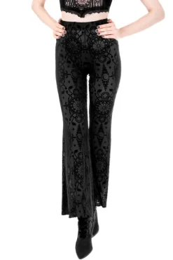 Restyle UNHALLOWED BURN-OUT BELLBOTTOMS