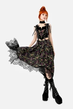 Restyle WILDERWOOD MIDI SKIRT