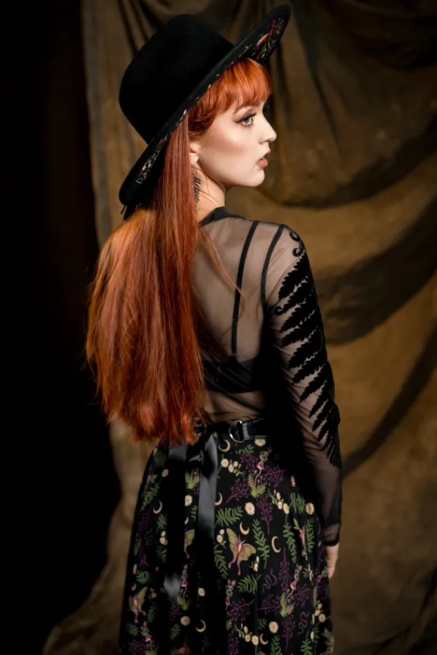 Restyle WILDERWOOD MIDI SKIRT